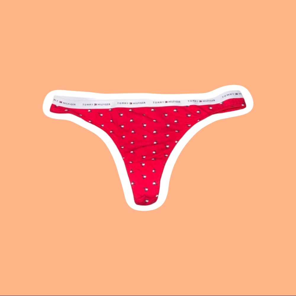 Women’s Tommy Hilfiger Red Thong XL